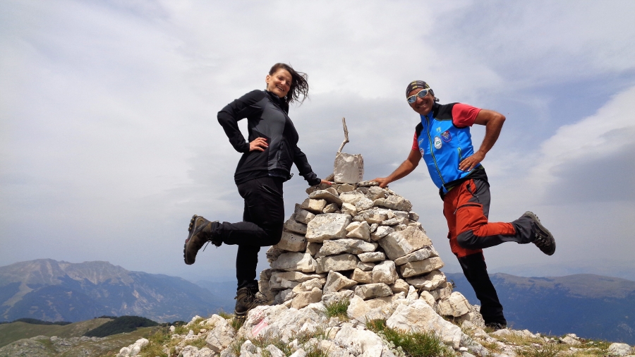 Con la simpatia di Monica Marzola per l'anello wild del Monte Ginepro sui Simbuini-Ernici