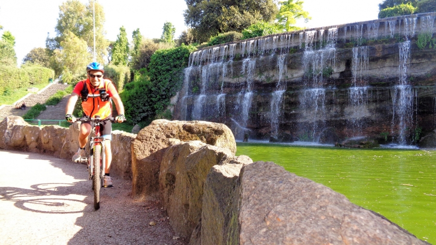60 Km di solitaria pomeridiana MTB per una anello fra ciclabili e parchi da una parte all'altra di Roma