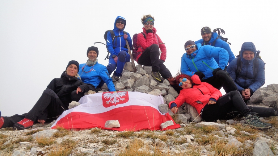 Con la Polonia alias Maria Rippel e Anna Anka Anka per l'anello del Monte Palombo del Pnalm