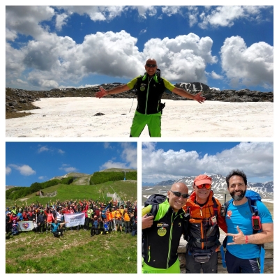 Un abbraccio alle Anime d'Appennino del mio 10° Raduno in Montagna Club 2000m sulle cime di Roccaraso