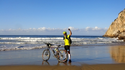 50 KM MTB alla ricerca di Antonella &quot; Ritarossi &quot; da Punta Rossa del Circeo a Porto Badino di Terracina