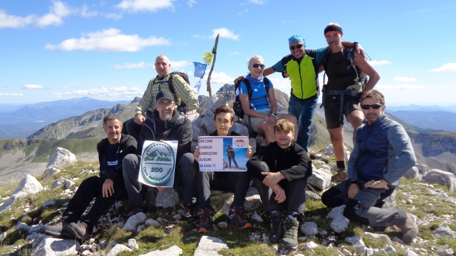 Con le 200 CIME di Giorgio Carrozzini alias ARIA SOTTILE per l'anello del Monte La Meta sul PNALM