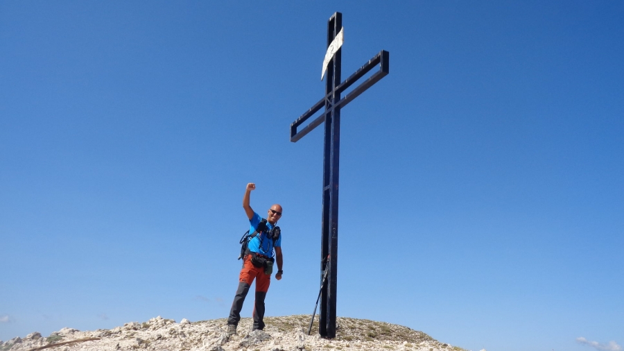 Solitaria ricognizione del l'anello in quota del Monte Calvo