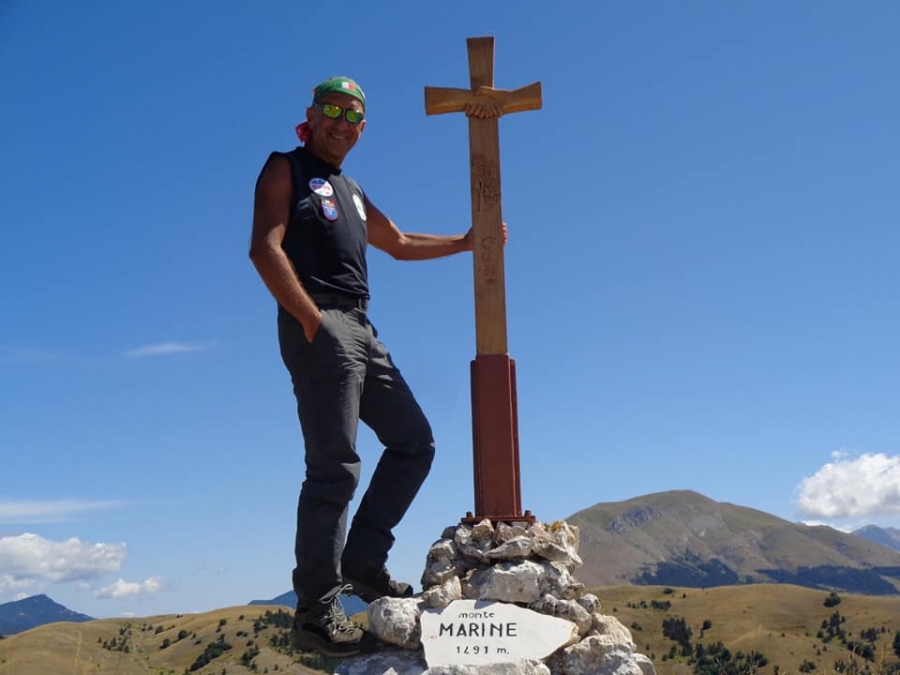 L'Ascesa di Ferragosto per la storica Croce sulla Cima del Monte Marine dell'Alta Valle dell'Aterno