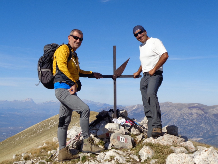 Con la modestia di Gabriele Di Falco per l'anello del Monte Rotella sulla Majella