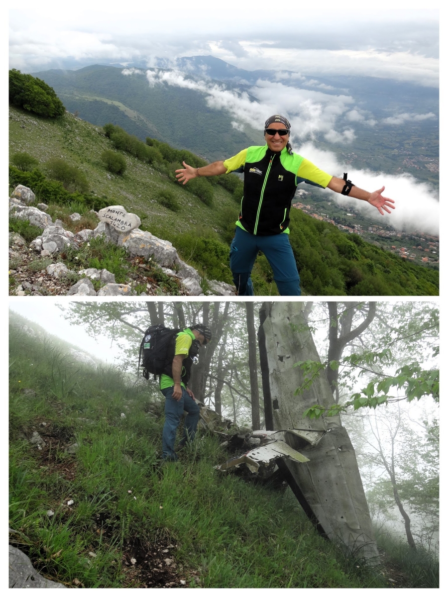 Solitaria ricognizione con l'anello per la tragedia aerea sul Monte Scalambra degli Ernici