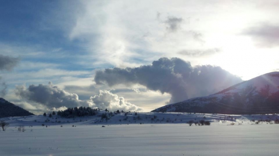 In montagna le nubi...