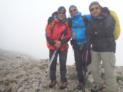Con Giorgio GIUA e Ric PORRETTA per il grande anello di Monte Ortara