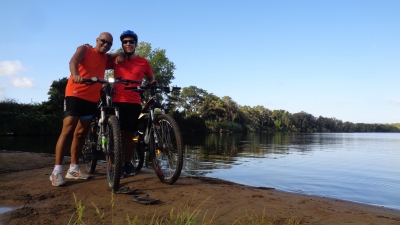 Allenamento MTB per l&#039;anello del lago di Sabaudia