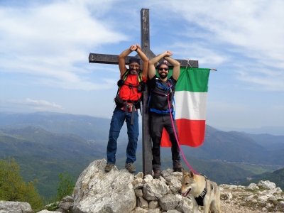 Il ritorno del mio sorriso e di Andrea Maccioni per l'anello del Monte Pellecchia sui Lucretili