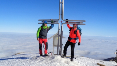 Sopra le nuvole degli alti monti della Laga con il Grandissimo Appenninista Christian Ciccarelli