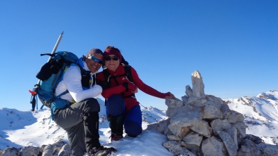 Il grande anello sulle cime del Ferroio di Scanno per il ritorno con l'incredibile Maria Rippel