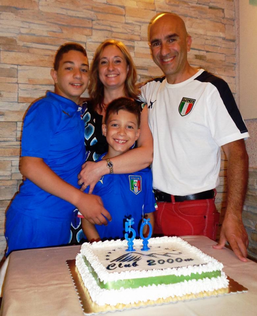 La famiglia nel giorno dei miei 50 anni