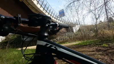 Solitaria di 40 Km in MTB per un Anello fra il Tevere e la Roma-Fiumicino