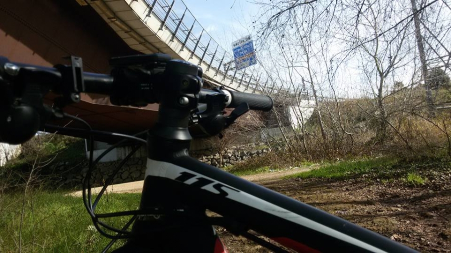 Solitaria di 40 Km in MTB per un Anello fra il Tevere e la Roma-Fiumicino
