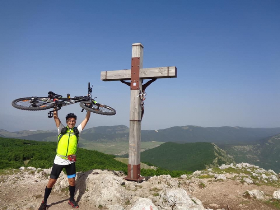 Solitaria MTB sui Monti Simbruini per la Cima del Monte Autore