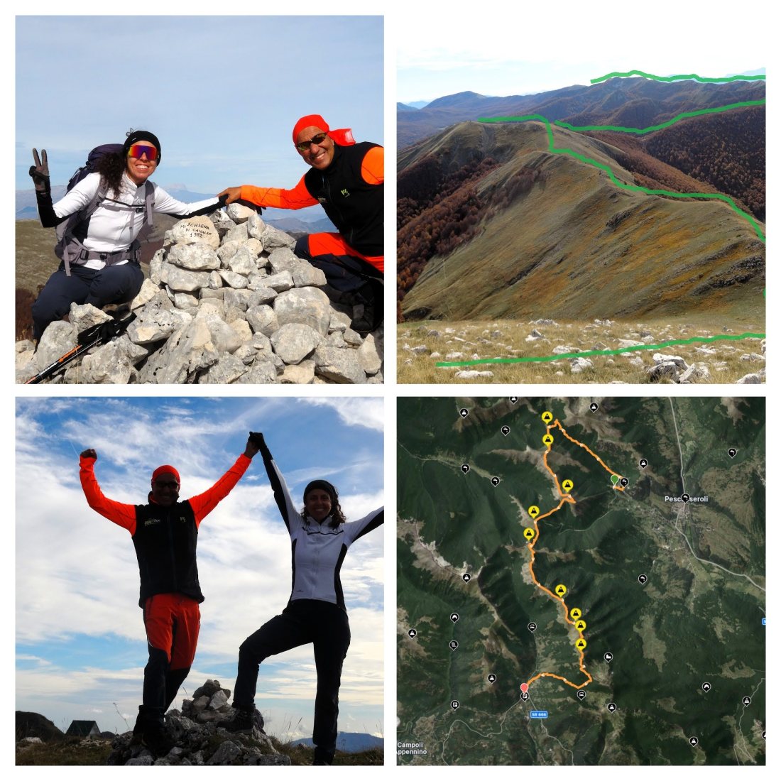 La grande traversata autunnale delle cime più alte del PNALM da Pescasseroli a Campoli Appennino